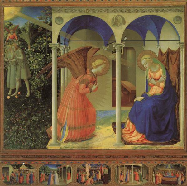 Fra Angelico Altarpiece of the Annunciation Sweden oil painting art
